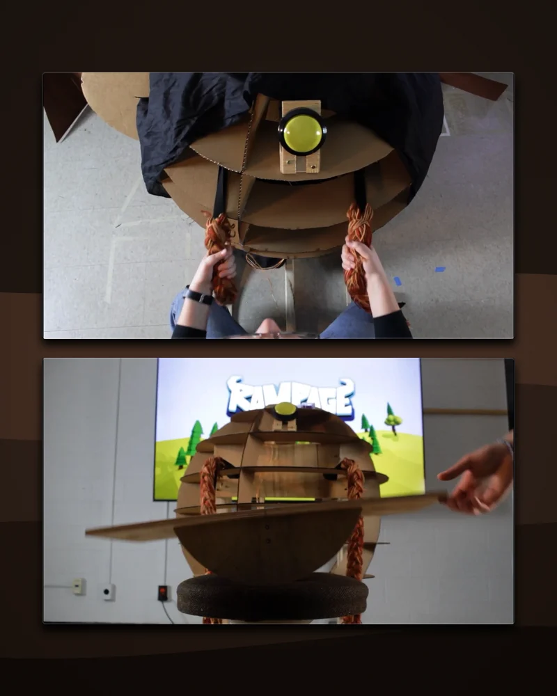 Rampage — The controller, from above and from in front