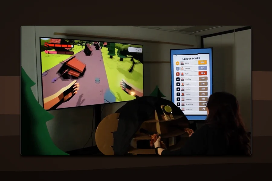 Rampage — We set the controller's range with our own arms